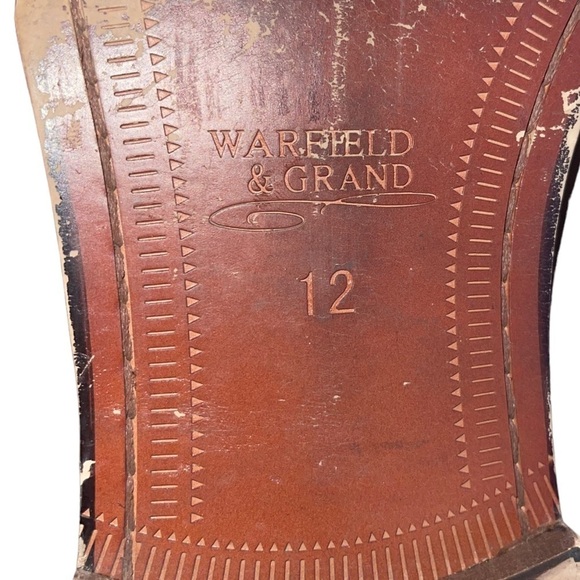 🖤 Warfield & Grand Double Monk Strap Shoes | Men’s Size 12 | Black Leather Dress - Picture 7 of 7